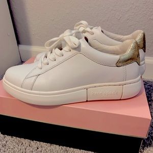 Kate Spade white sneakers shoes size 7.5
